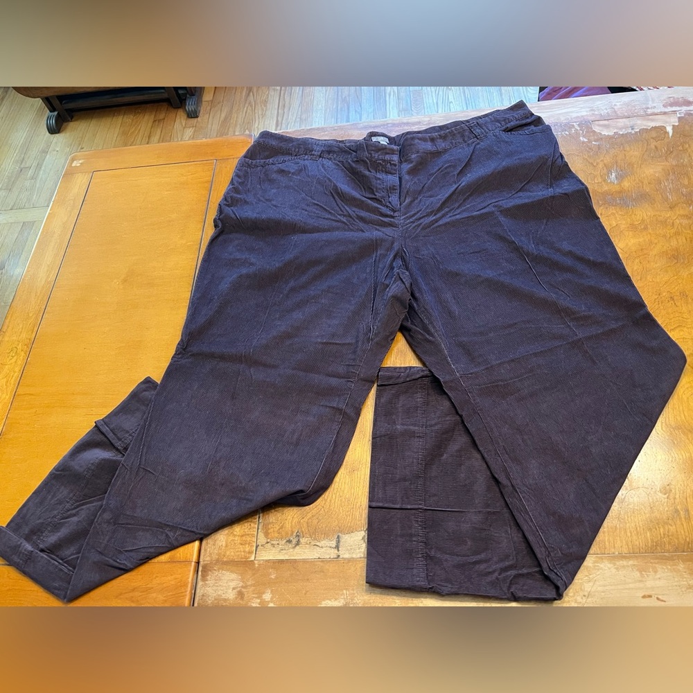 J.Jill Wide Leg Corduroy Pants